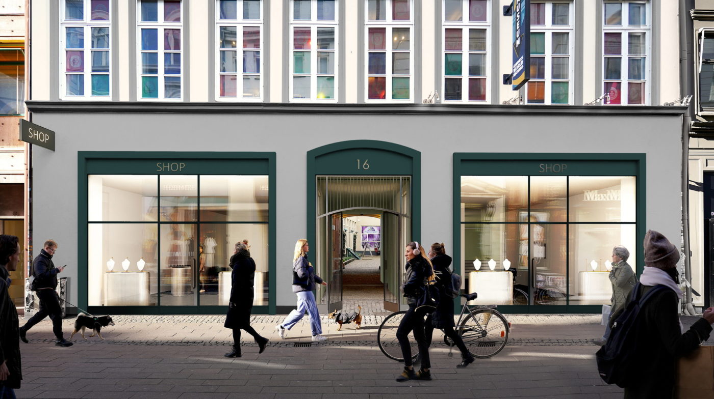 179 m2 butik + 149 m2 kld. – Strøget, nær Max Mara, Hvelplund, B&O m.fl. - Barfoed Group